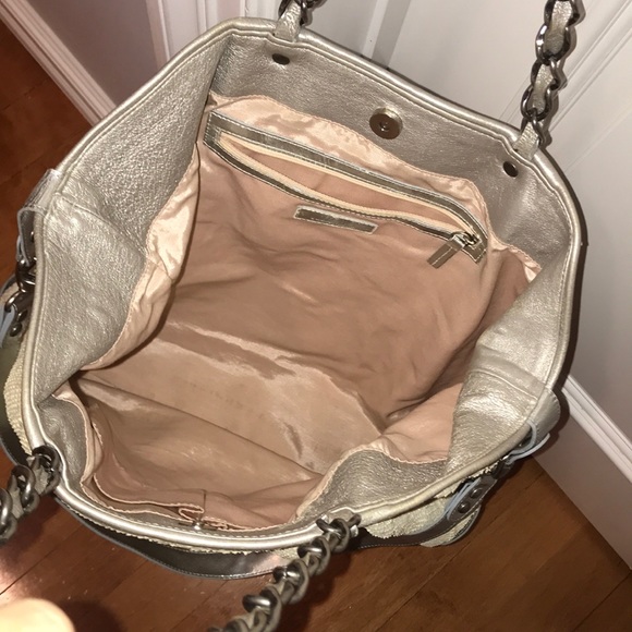 Tammi lyn silver python skin large cross body bag - Picture 6 of 7